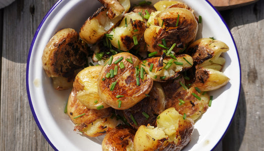 Cooking on Wood: Smashed Potatoes