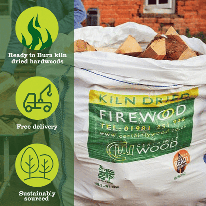 Kiln Dried Logs In Bulk Bags